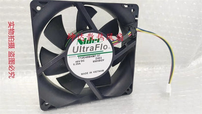 NIDEC T12E48BHM7-57 DC48V 0.59A 12CM 4-Pin High Airflow Inverter Cooling Fan