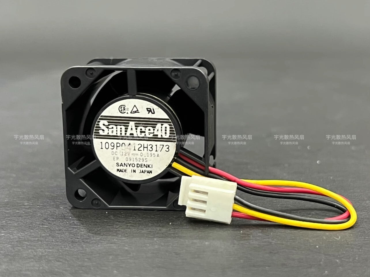 Sanyo 109P0412H3173 4028 DC12V 0.195A 4CM 3-Pin Violent Cooling Fan