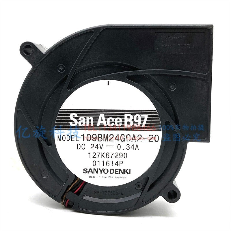 Sanyo 109BM24GCA2-20 24V 0.34A blower cooling fan