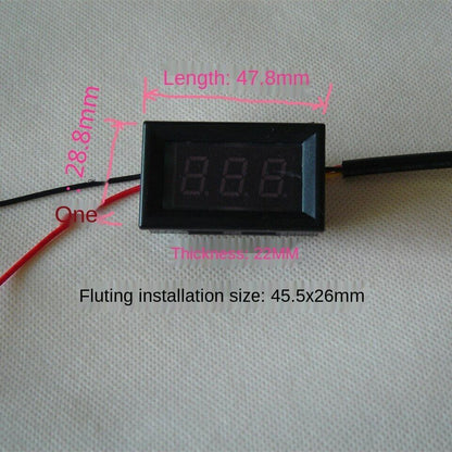 Pressure gauge Accu pneumatic shock digital pressure gauge Small panel mounting