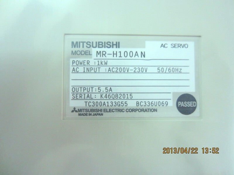 1PC MITSUBISHI MR-H100AN SERVO DRIVER MRH100AN SHIP
