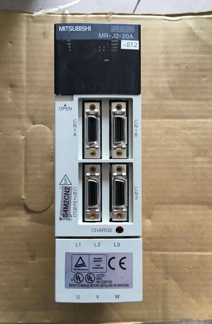 Mitsubishi servo drive MR-J2-20A-S12: Used in Good Condition - MITSUBISHI