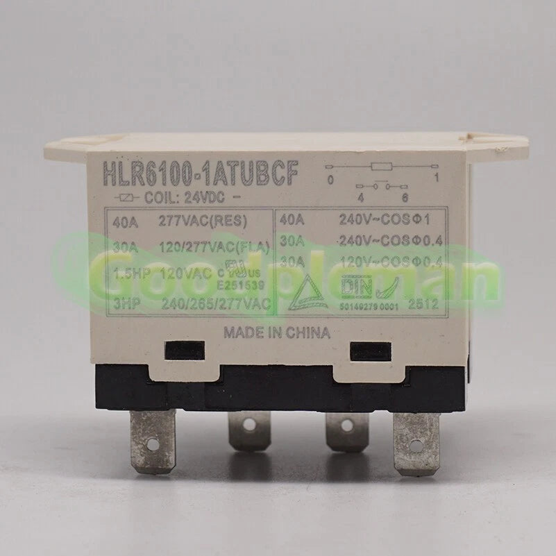 1PC HLR6100-1ATUBCF Compressor Relay 4 Pins 24VDC