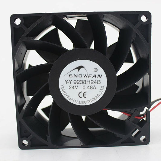 1pcs  SNOWFAN YY9238H24B 24V 0.48A 92*38MM 2-wire inverter cooling fan
