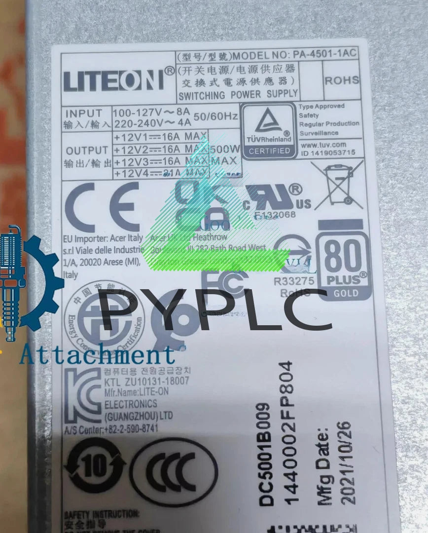 1Pcs for Aspire TC-895 Computer Power Supply 500W DC5001B009 PA-4501-1AC