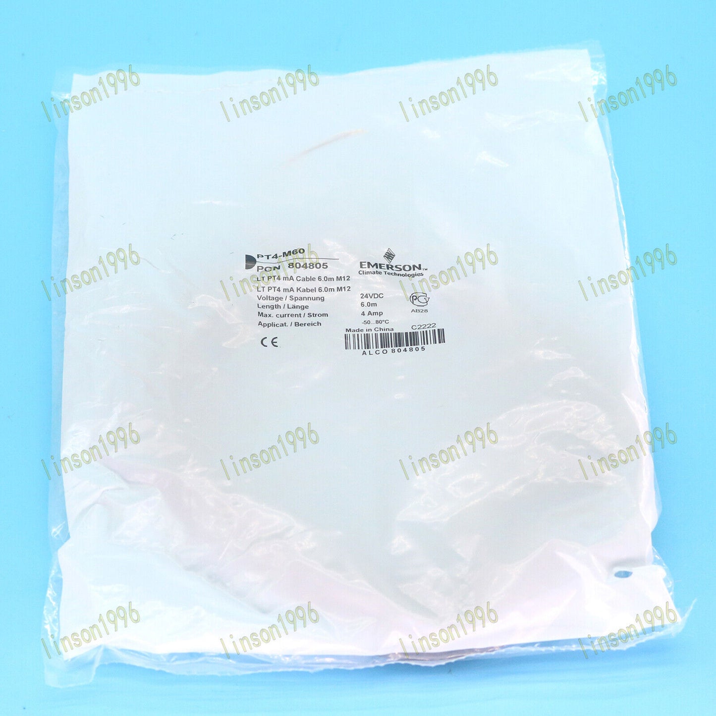 FOR Emerson Pressure Sensor Cable PT4-M60 - EMERSON