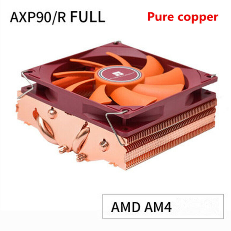 new AXP90/R pure copper 4 heat pipe 47MM height CPU down AMD AM4 radiator