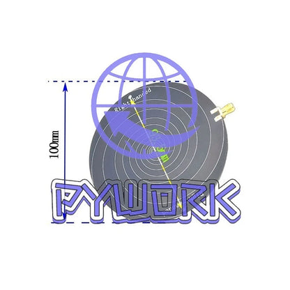 510MHz-10GHz Circular Polarization UWB Antenna Equiangular Spiral Antenna tops