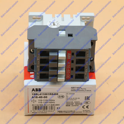 new 1P ABB Contactor A16-40-00 110V~120V Fast delivery#XR - ABB