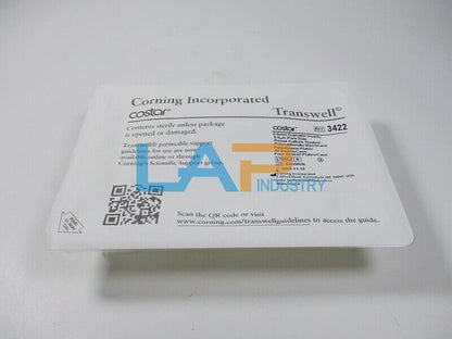 12PCS Corning 3422 Transwell-24 Membrane 6.5mm Pore 8.0um - CORNING