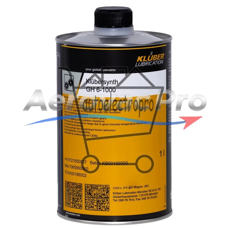 1Pcs KLUBER Lubrication Klubersynth GH 6-1000 1L ( 1000ml) SAFE RELIABLE