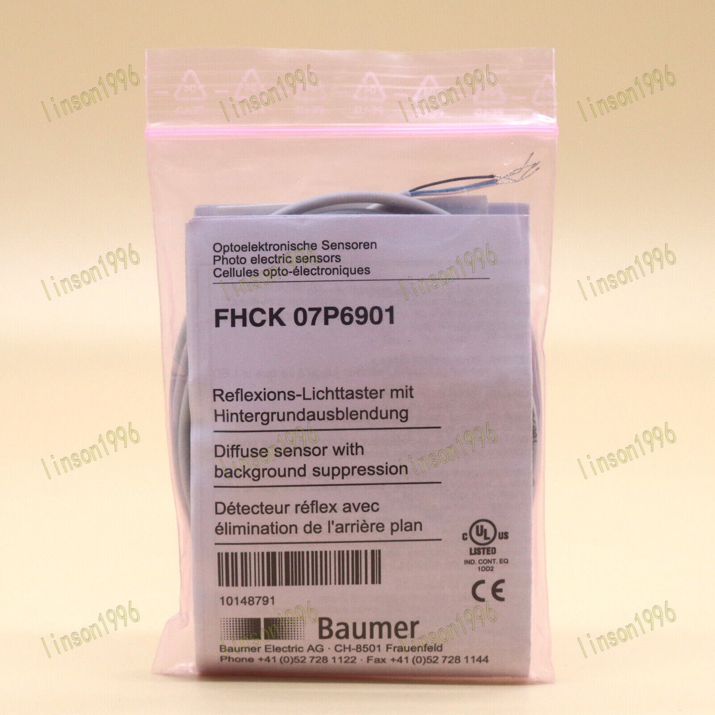 1PC Baumer FHCK Electric Sensor 07P6901 - BAUMER