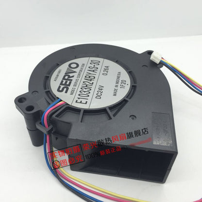 Japan Servo E1033H24BYAS-30 24V 0.26A 97x97x33mm Turbo Cooling Fan