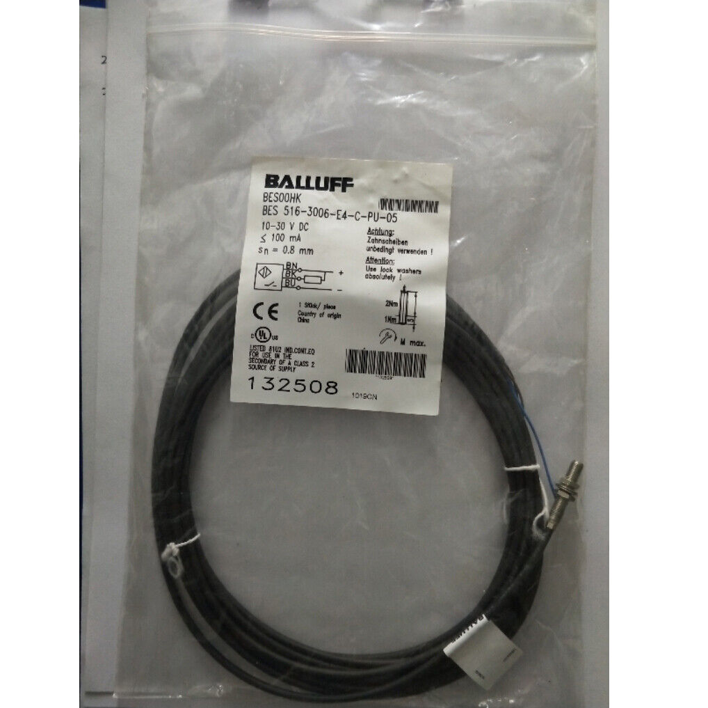 1PC Balluff Proximity Switch BES 516-3006-E4-C-PU-05 - BALLUFF