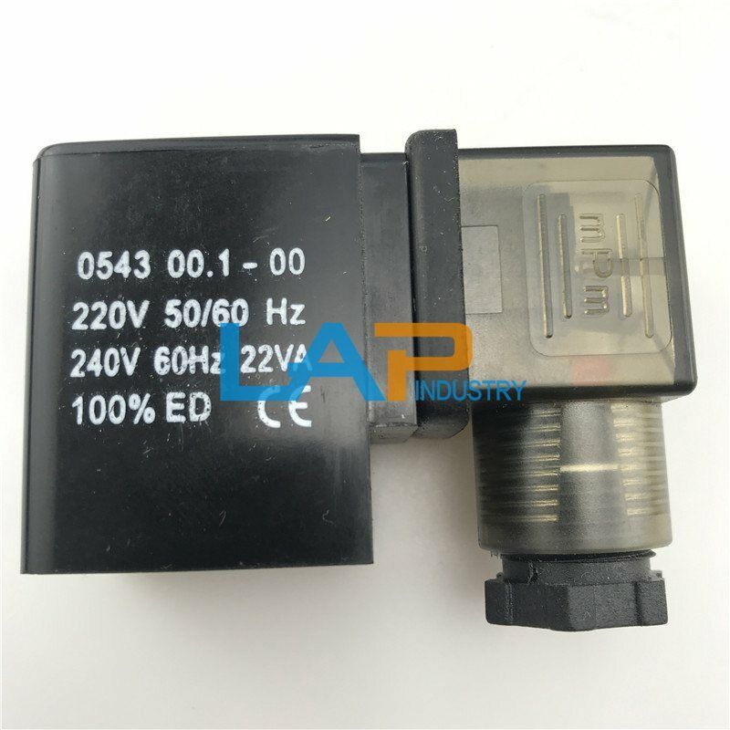 1PCS Solenoid Valve Coil 0543 00.1-00 220V 50/60Hz 22VA - VENDOR: [TO BE DETERMINED]