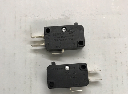 new DEFOND DMC-1215 u 5E4 Micro Limit Switch 3 Pins No Press Rod 15A 250VAC T85 - DEFOND