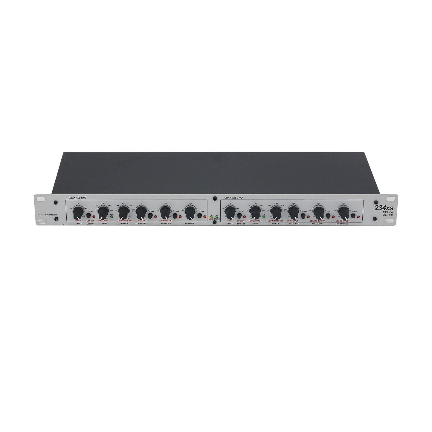 1PC 234XS Crossover Stereo 2-Way/3-Way Electronic Crossover Mono Audio Crossover