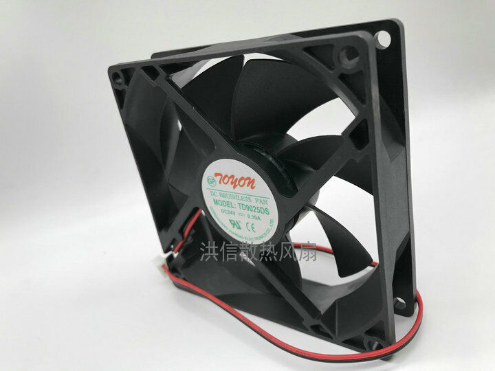 new 1 PCS TOYON Fan TD9025DS DC 24V 0.39A 9CM 9025 2 Pin cooling fan - TOYON