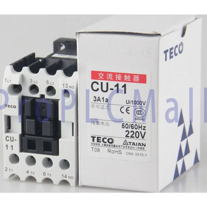CU-11 CU 11 3A1a 220VAC TECO AC Contactor Free Shipping #F