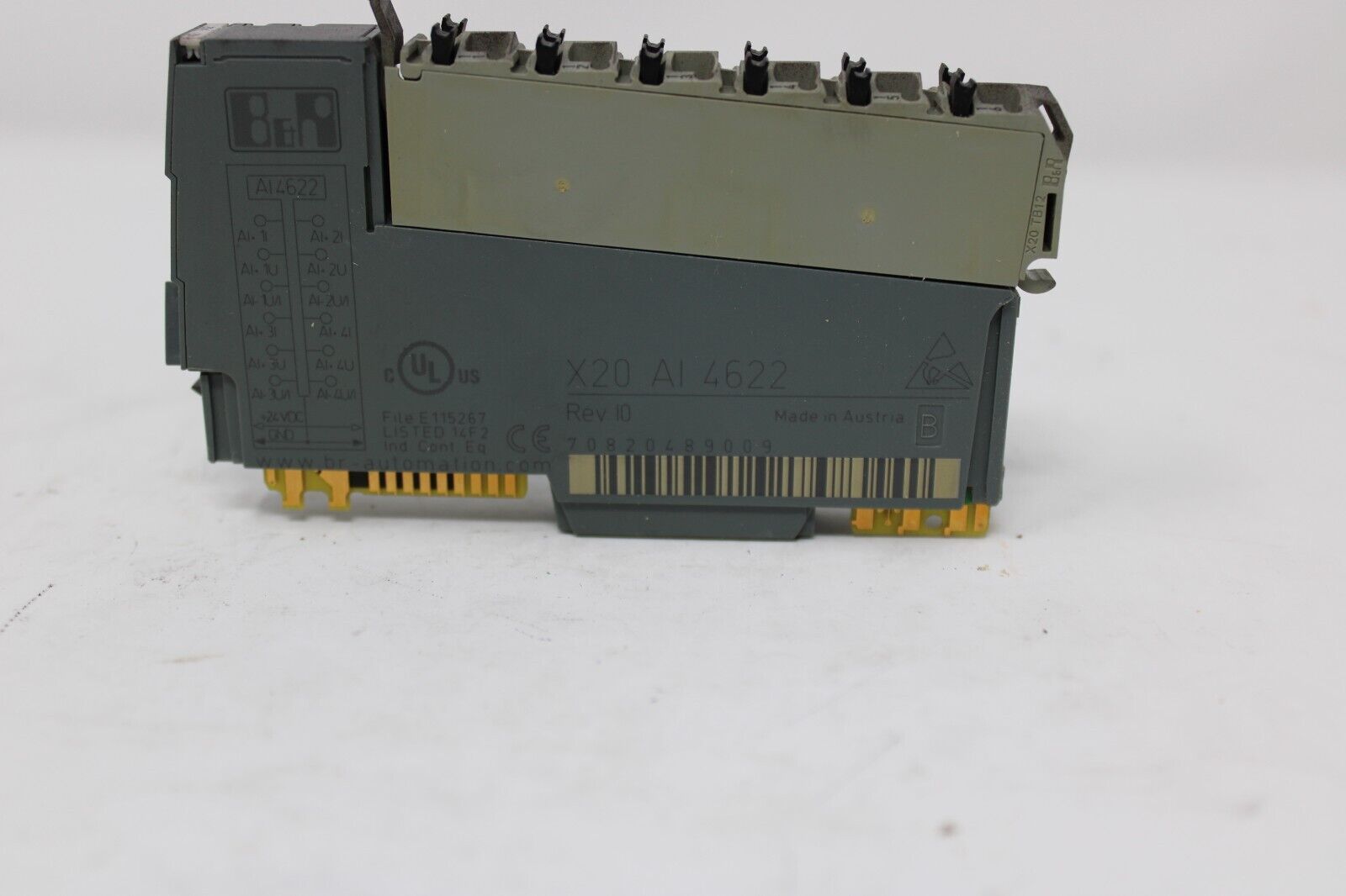 used B & R Automation X20 AI 4622 Analog Input - B & R AUTOMATION
