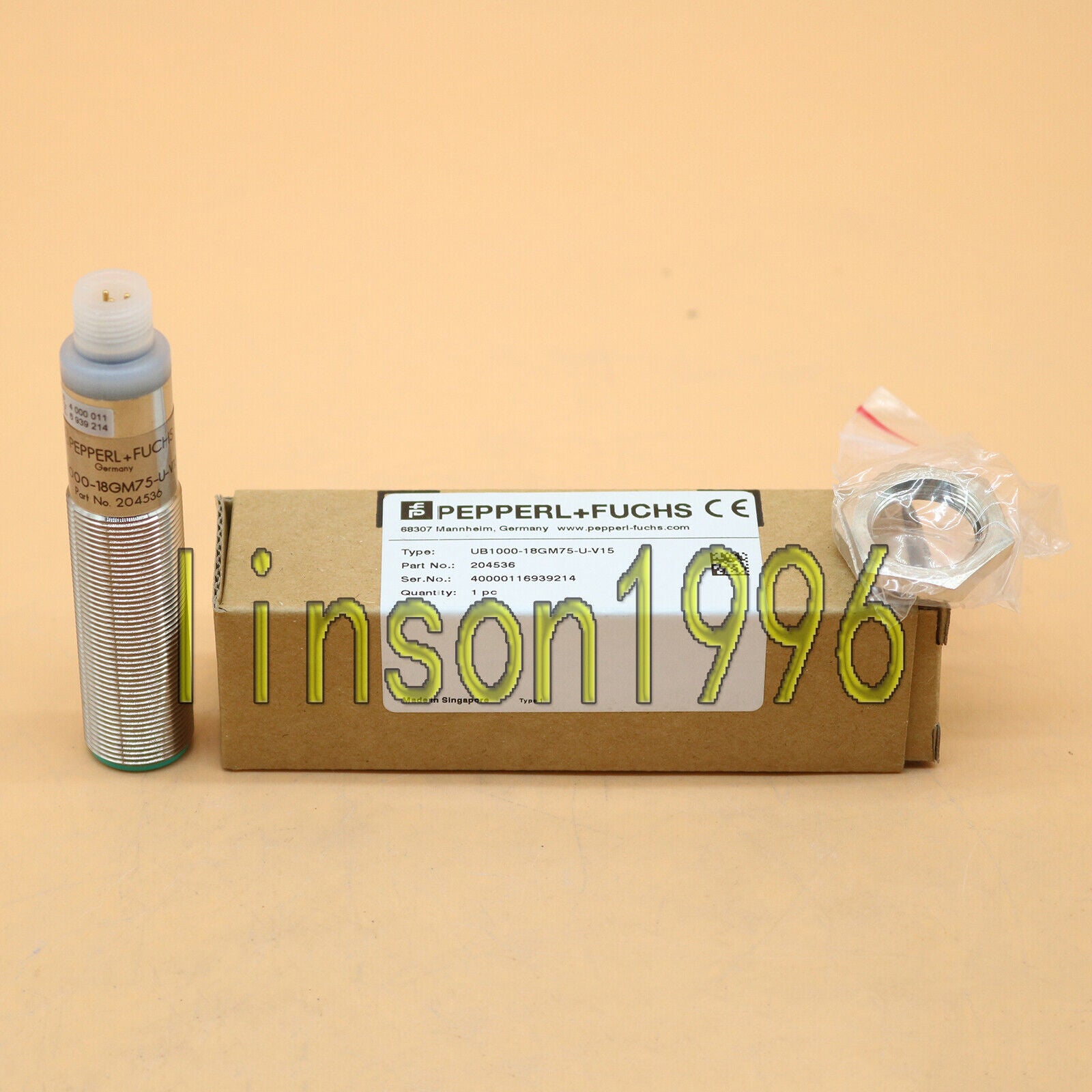 Pepperl+Fuchs P+F UB1000 18GM75 Sensor - PEPPERL+FUCHS