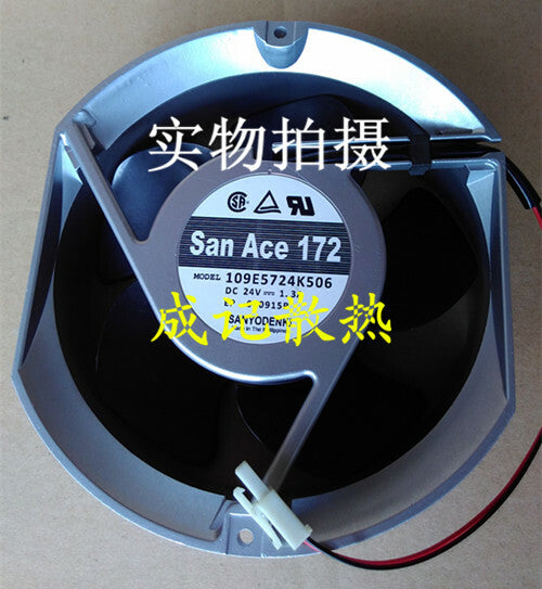1pcs Sanyo 109E5724K506 24V 1.3A 172*150*51MM aluminum frame axial fan