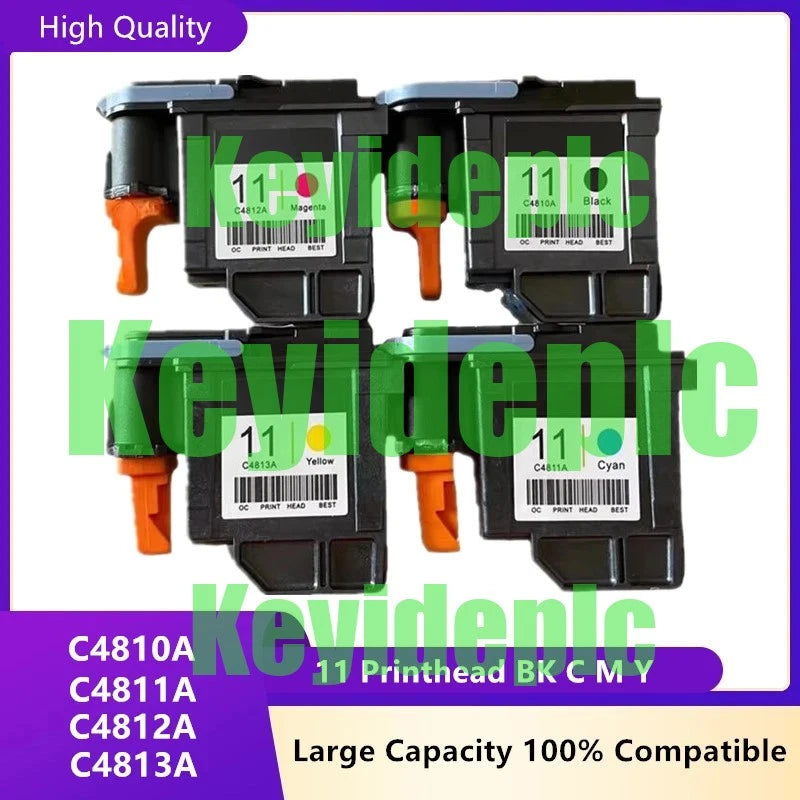 4PC/set HP11 C4810A C4811A C4812A C4813A Printhead for HP 500 800 510 100 110
