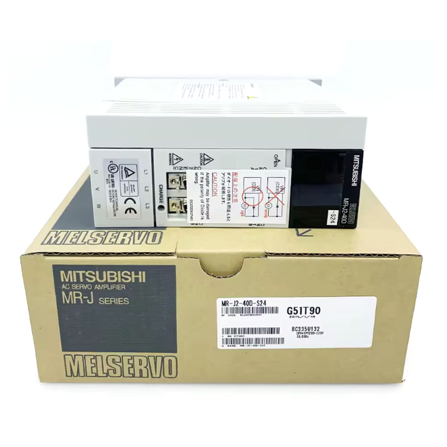 MITSUBISHI MR-J2-40D-S24 Servo Drive - MITSUBISHI