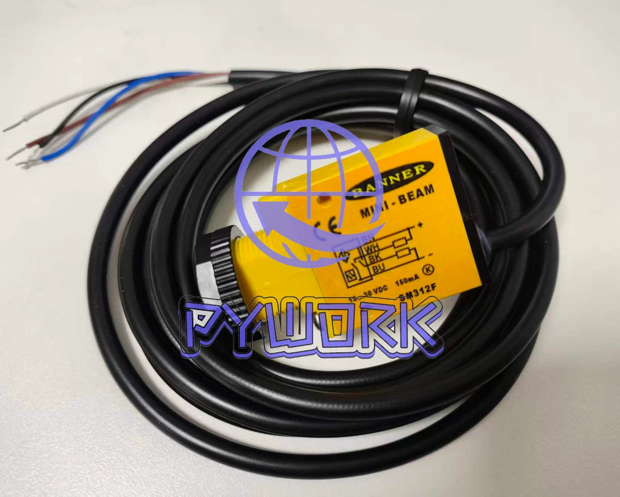 1PCS BANNER SM312F 25620 Photoelectric sensor with box
