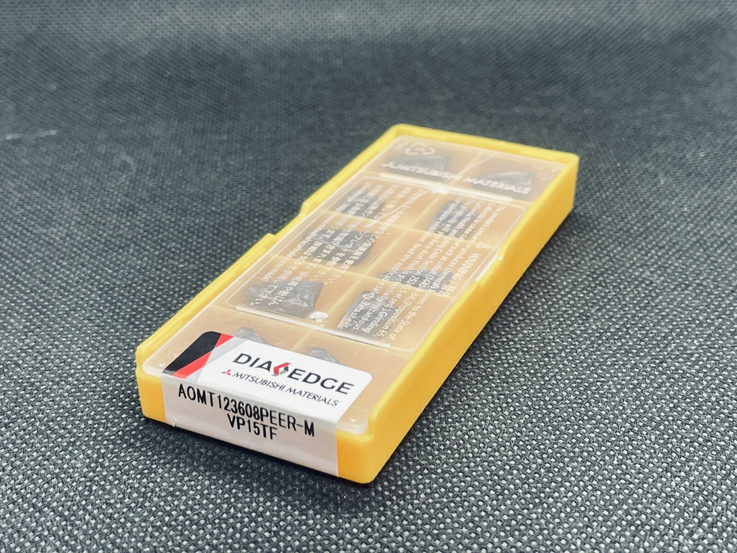 MITSUBISHI DIAEDGE AOMT 123608PEER-M VP15TF CNC Carbide Milling Inserts (10 PCS)