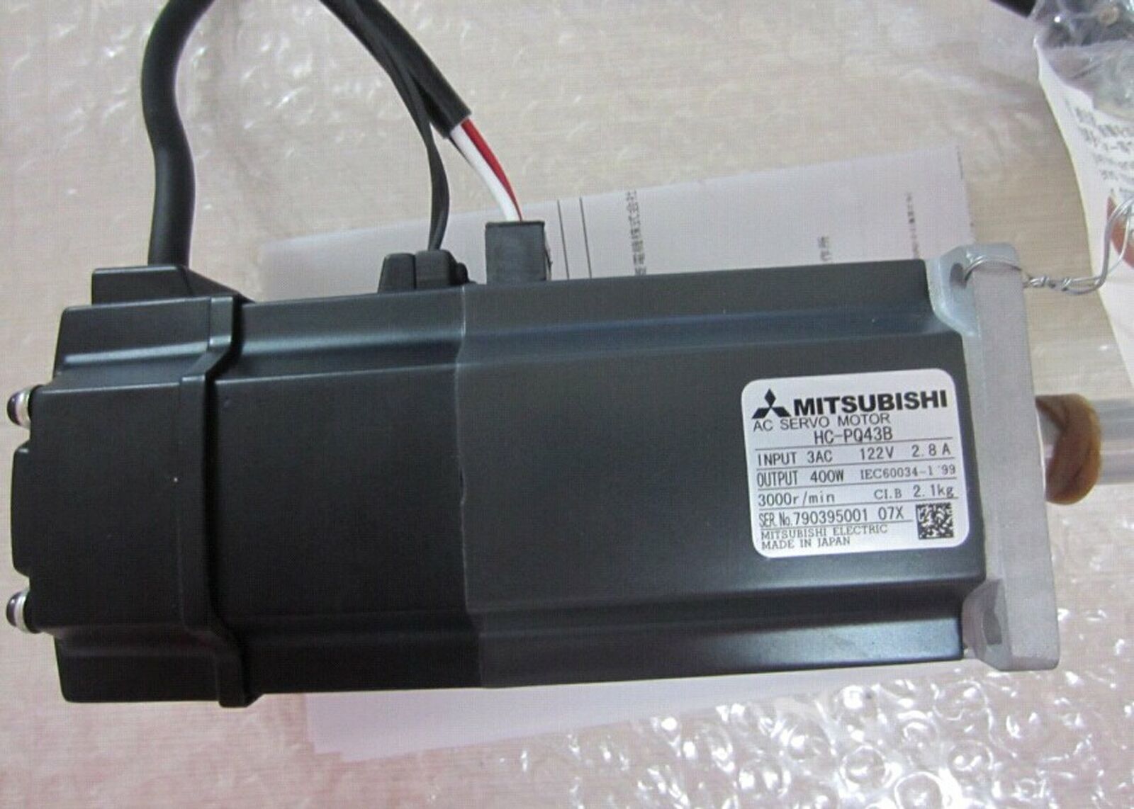 used ONE Mitsubishi HC-PQ43B HCPQ43B Tested It in good condition - MITSUBISHI