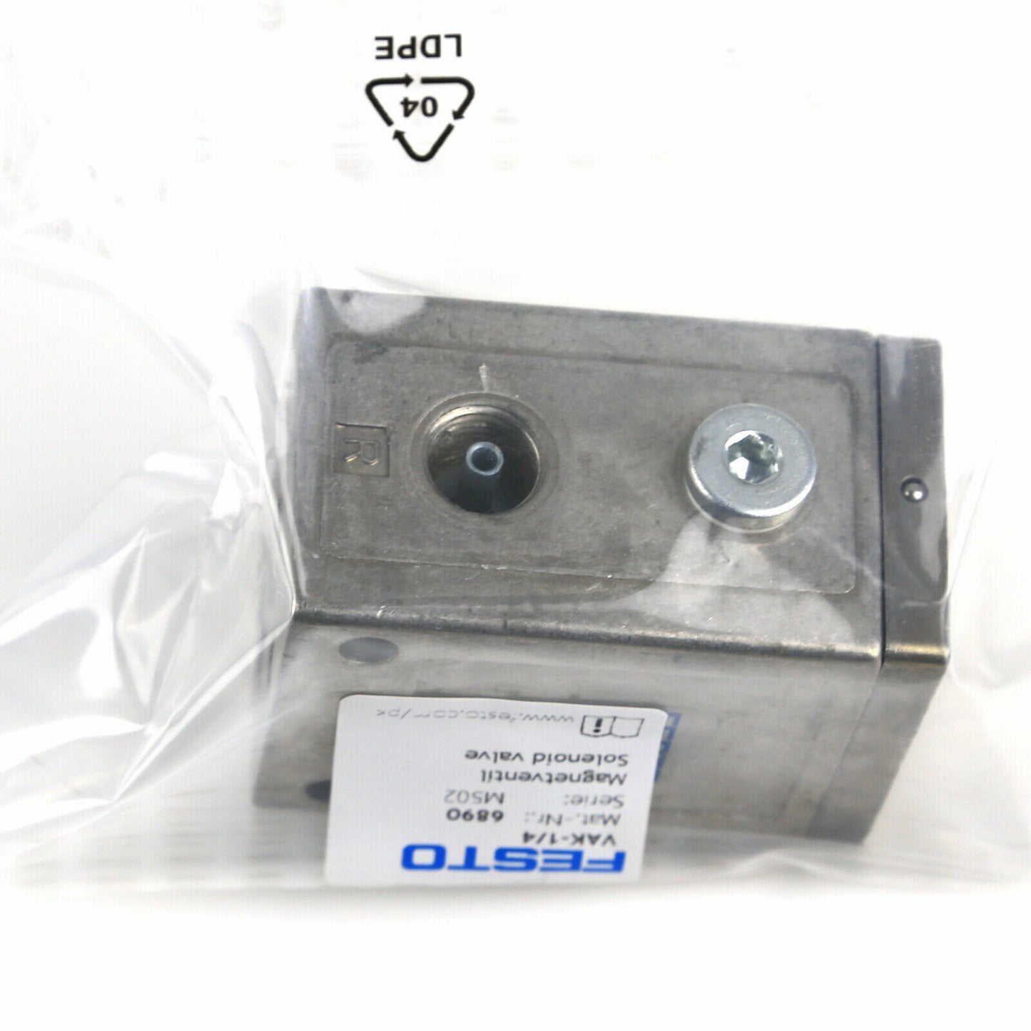 FESTO VAK-1/4 6890 Vacuum Generator Professional 6890 Vacuum Pump Absorbent Top Mount - FESTO