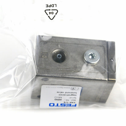 FESTO VAK-1/4 6890 Vacuum Generator Professional 6890 Vacuum Pump Absorbent Top Mount - FESTO