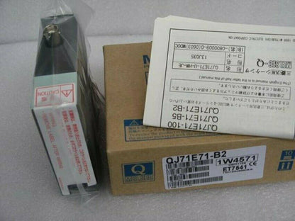 new Mitsubishi QJ71E71-B2 Communication Module IN BOX One year - MITSUBISHI