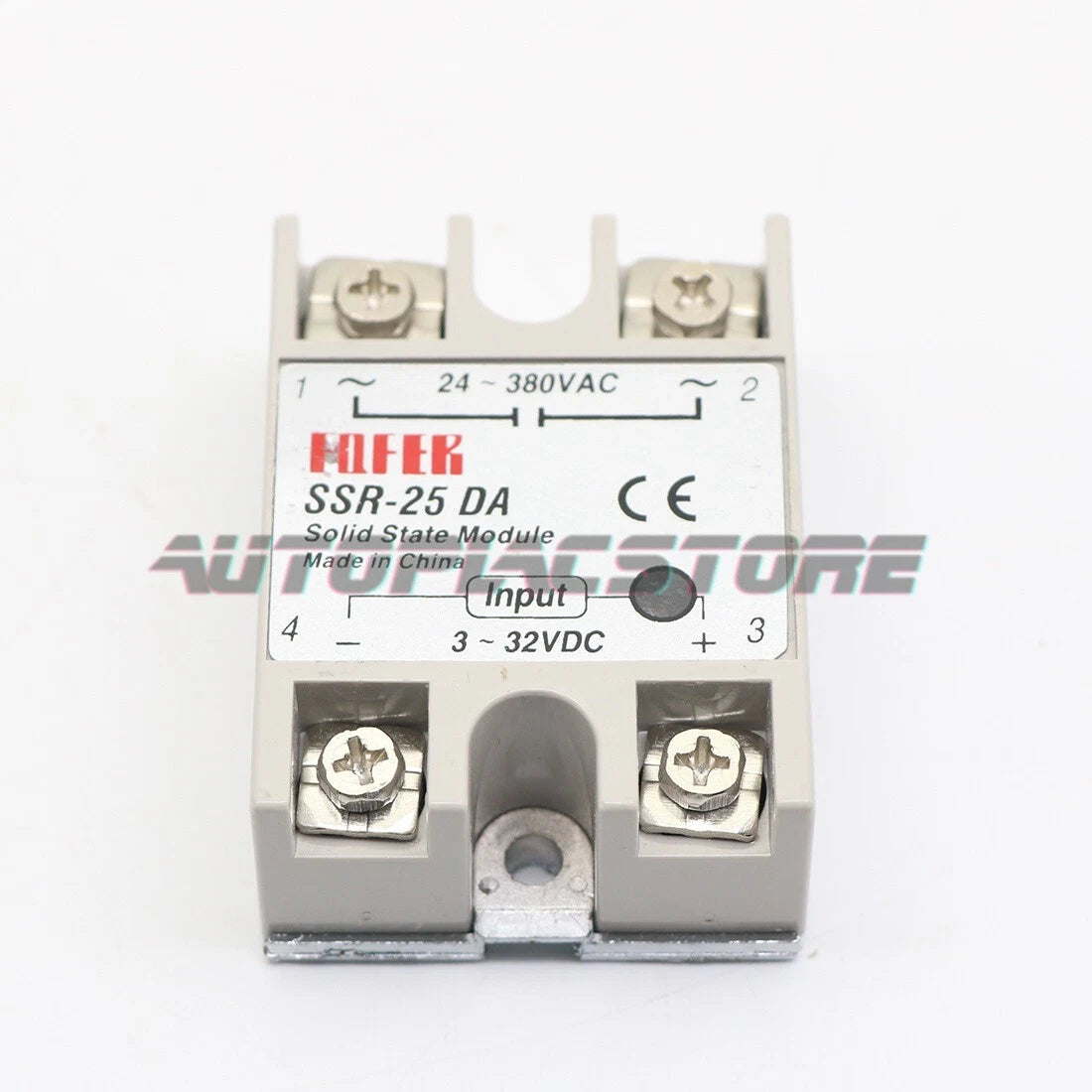 (2Pcs) Fotek SSR-25DA SSR25DA Solid State Relay 25A~US