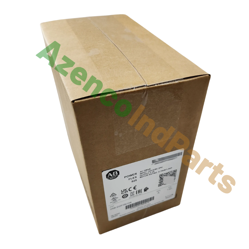 Sealed Allen-Bradley 25B-D2P3N104 PowerFlex 525 0.75kW 480V 1Hp AC Drive - ALLEN-BRADLEY