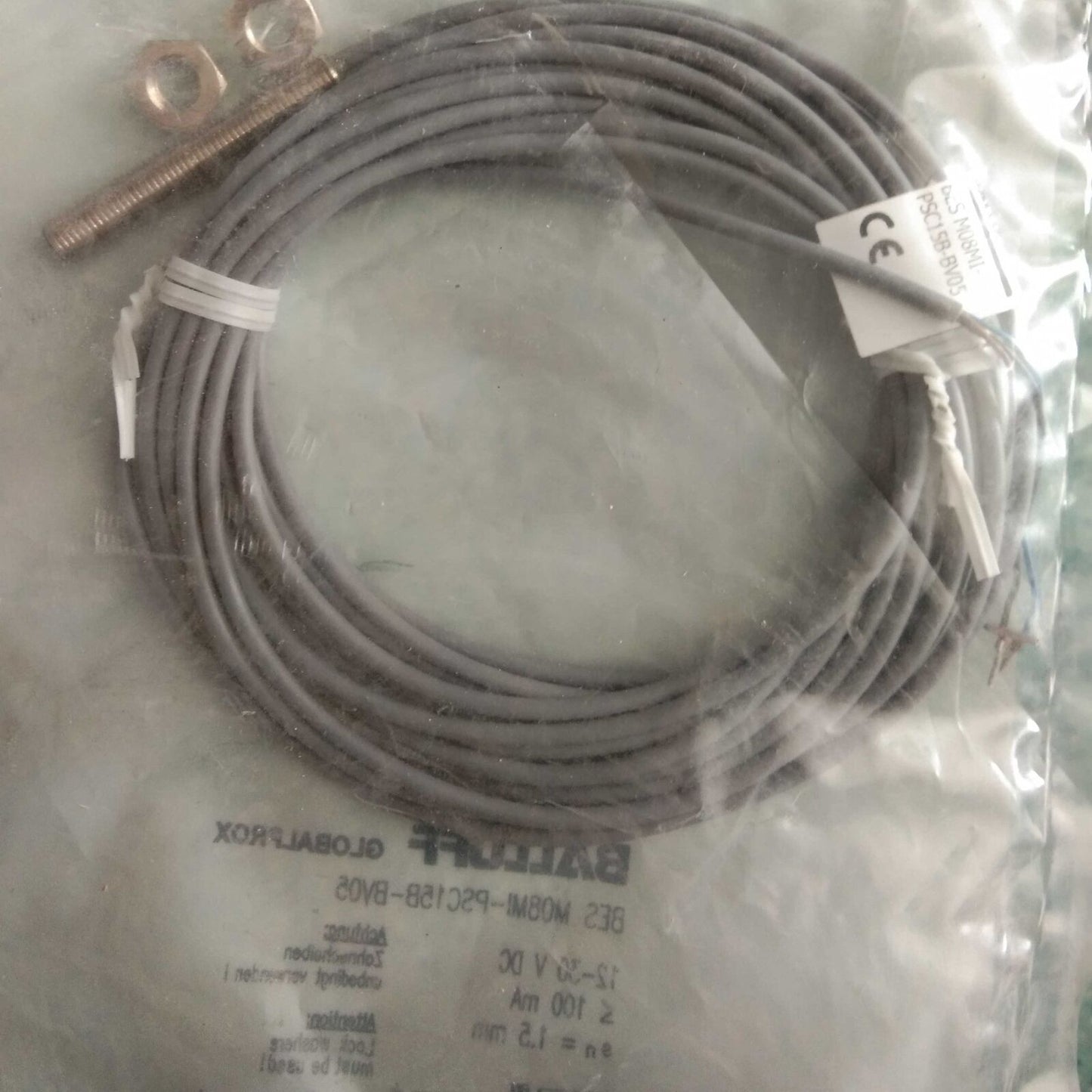 new ONE BALLUFF BES M08MI-PSC15B-BV05 Photoelectric Sensor - BALLUFF