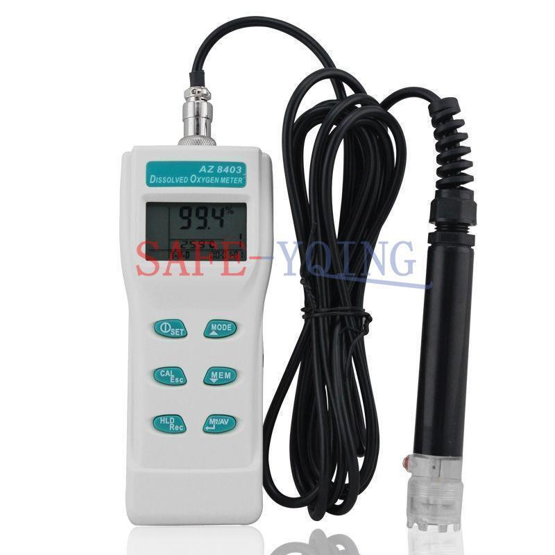new 1PCS AZ8403 Handheld Dissolved Oxygen Meter AZ-8403 AZ 8403 - KOEED