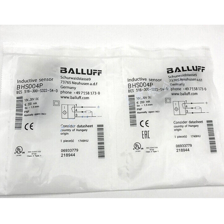 new ONE  BALLUFF Proximity sensor BES 516-300-S322-S4-D BALLUFF