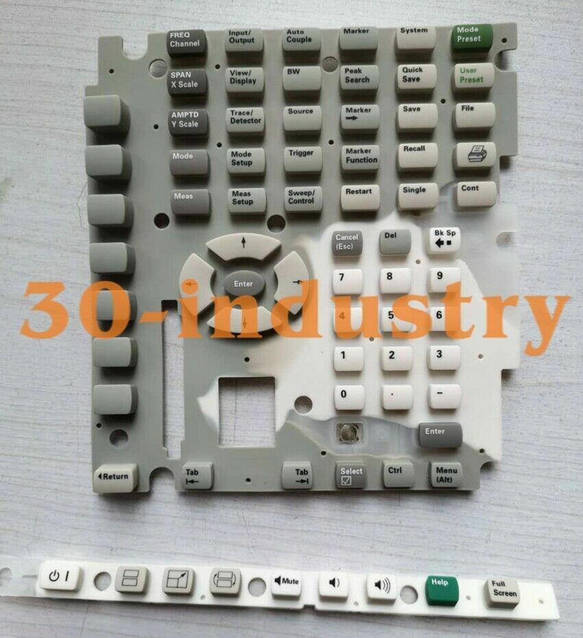 Membrane Keypad for Agilent N9000A Keysight Spectrum Analyzer - Agilent Technologies