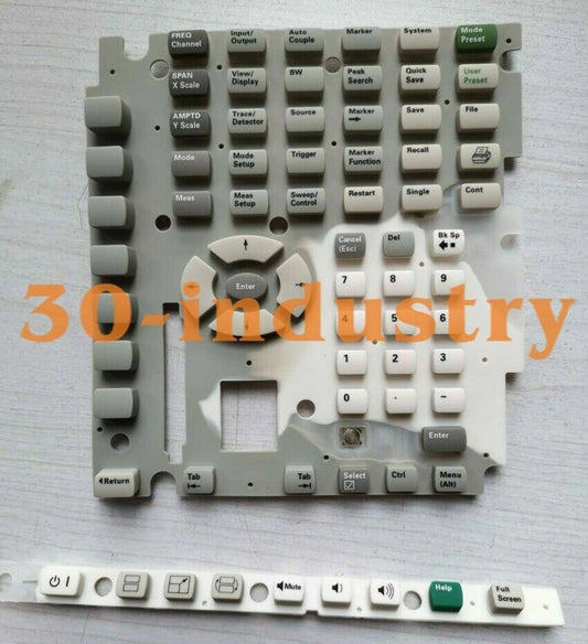 Membrane Keypad for Agilent N9000A Keysight Spectrum Analyzer - Agilent Technologies