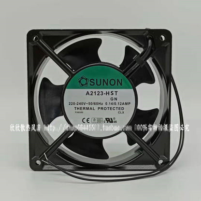 1pcs  SUNON A2123-HST 220V 0.14A 12cm 12038 cooling fan
