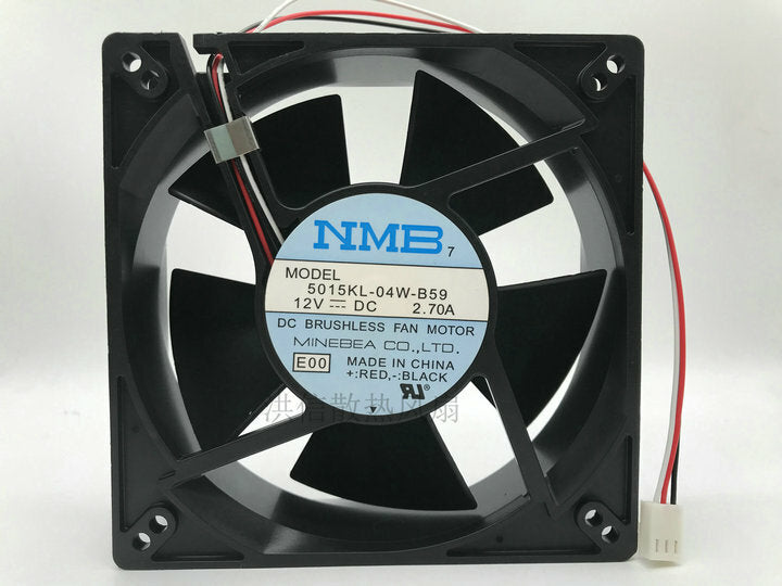 NMB 5015KL-04W-B59 DC12V 2.70A 12738 3-wire gale volume cooling fan