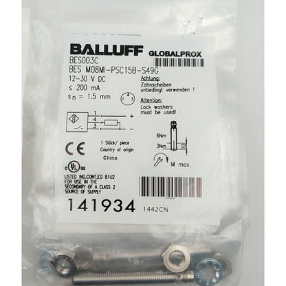 1PC BALLUFF BES M08MI-PSC15B-S49G Proximity Sensor Spot Stock - BALLUFF