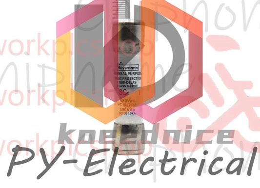 Bussmann SC-5 (SC-5) 5Amp Time-Delay Class Fuse G Melamine Tube 600V UL Listed /