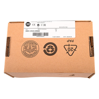 440C-CR30-22BBB Safety Relay with 4 Safety Out 12 Safety In Programable Safety Relay AB NIB - BRAND NAME