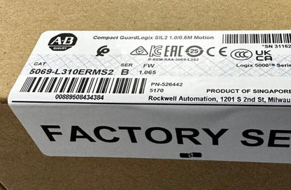 Brand New CompactLogix 5380 Controller, B Series, 5069-L310ERMS2 Series - COMPACTLOGIX