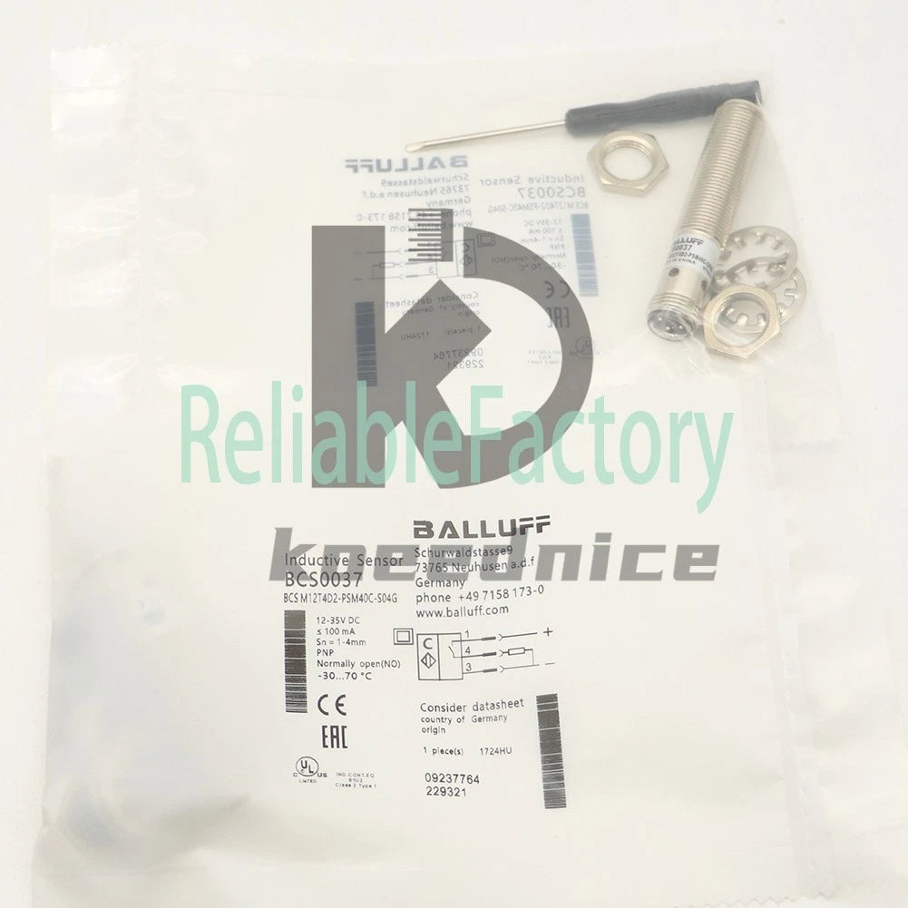 1PCS FOR BCS0037 BCS M12T4D2-PSM40C-S04G Proximity Sensor
