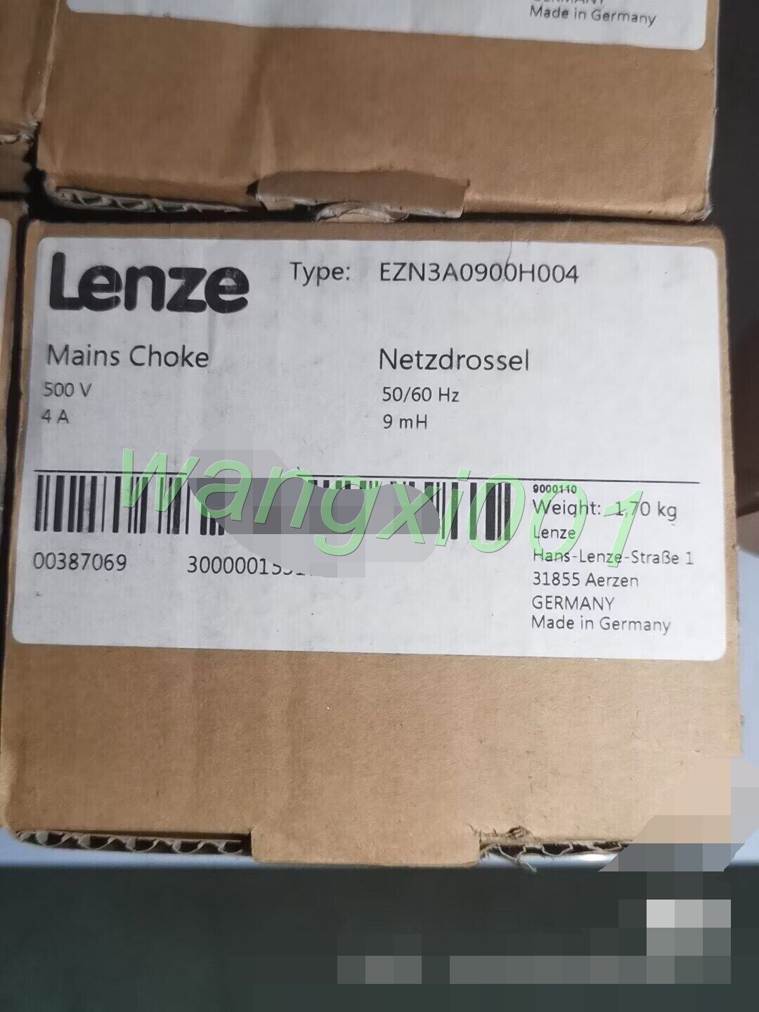 Lenze EZN3A0900H004 Transformer Fast Delivery - LENZE