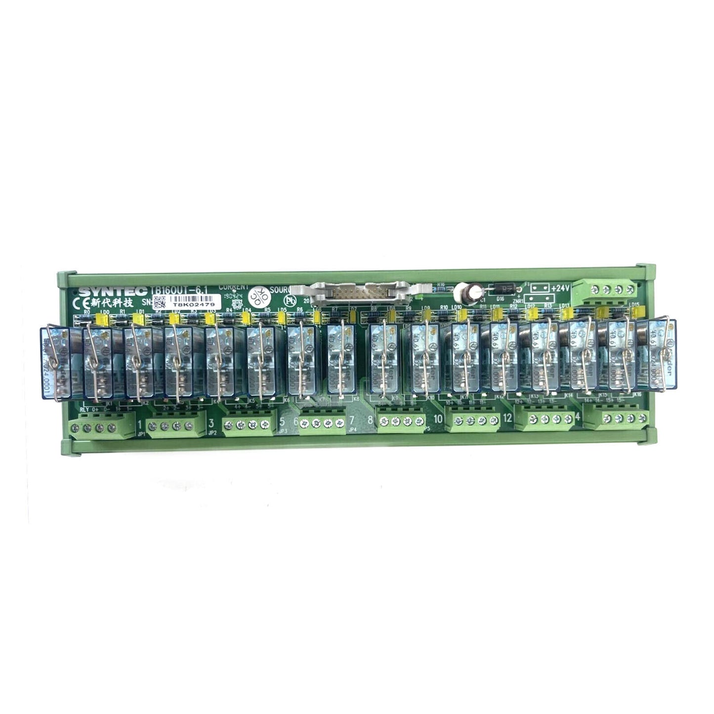 Syntec External Output Terminal Board TB16OUT-6.1 Relays - SYNTEC